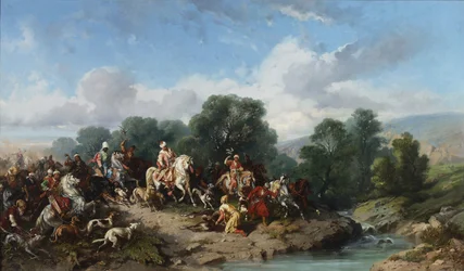 Die Falknerei von Sultan Ahmed III, 1873