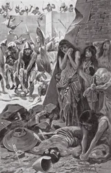 Tyrus belagert von Nebukadnezar von Babylon