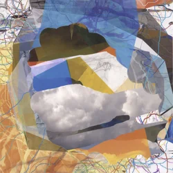 Abstrakte Wolkenschichten