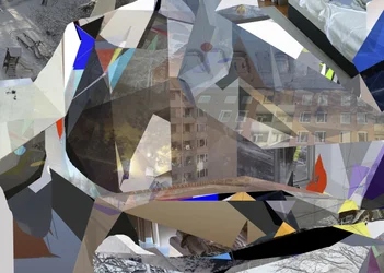 Abstrakte urbane Geometrie