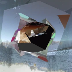 Abstrakte Wintervision