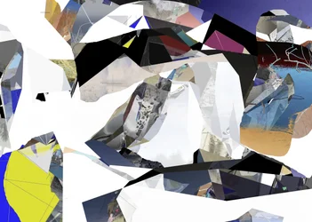 Fragmentiertes geometrisches Abstrakt