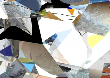 Fragmentiertes geometrisches Design