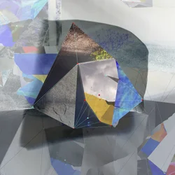 Fragmentierter geometrischer Himmel