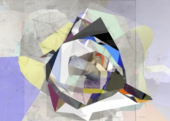 Geometrische Schichten Abstrakt