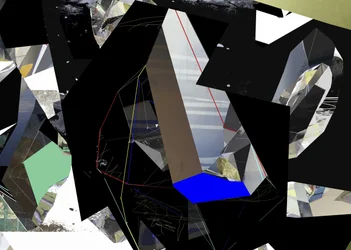 Moderne geometrische Scherben
