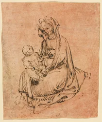 Madonna mit Kind, um 1440-1450