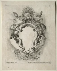 Sammlung verschiedener Capriccios und neuer Entwürfe von Kartuschen und Ornamenten: Nr. 4