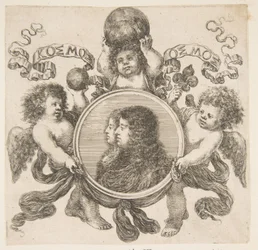 Cosimo de Medici, Prinz der Toskana, und seine Frau, Marguerite Louise d