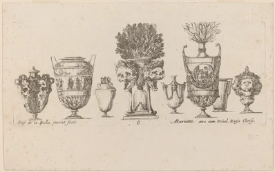 Fantastische Vasen, wahrscheinlich 1646