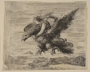 Jupiter und Ganymed, aus Spiel der Mythologie, 1644