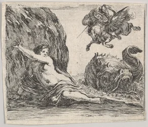 Perseus und Andromeda, aus dem Spiel der Mythologie