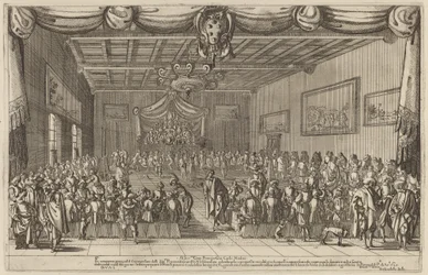 Das Bankett der Piacevoli, 1627