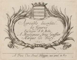 Titelseite für "Agreable diversite de figures"