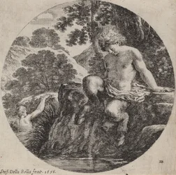 Junger Satyr am Ufer eines Baches, 1656