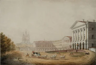 Das Smolny-Institut für adlige Mädchen in Sankt Petersburg, 1823