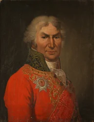 Porträt des Dichters Graf Dmitry Khvostov 1810-1889, ca. 1808