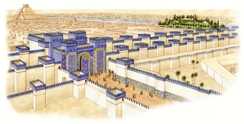 Das Ischtar-Tor, Babylon, ca. -560--10