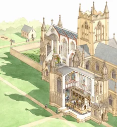 Walsingham Priory, Norfolk, ca. 1500-1535