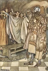 Ein mächtiger Jubelschrei erhob sich von den Ulstermen, Illustration aus 