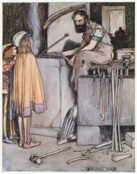 Illustration für Siegfried den Drachentöter