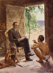 Illustration des Lebens von Bischof Patteson