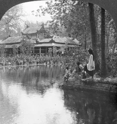 Südgartenpalast in Fort, Mandalay, Burma, 1908