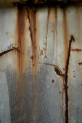 Verrostete Metallstreifen