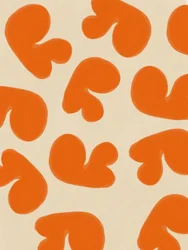 Abstrakte orange Formen