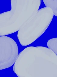 Organische blaue Formen