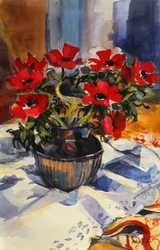 Rote Anemonen, 1994