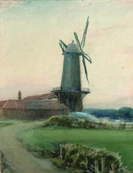 Studie einer Windmühle