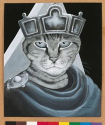 Illustration aus Cats Galore! A Compendium of Cultured Cats (veröff. 2015)