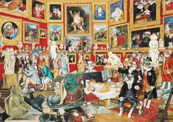 Illustration aus Cats Galore! A Compendium of Cultured Cats (veröff. 2015)