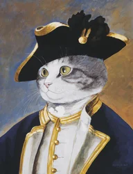 Illustration aus Cats Galore! A Compendium of Cultured Cats (veröff. 2015)