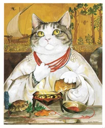 Illustration aus Pre-Raphaelite Cats