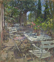 Terrasse, Mas de la Rose