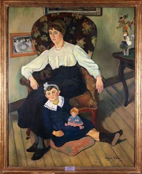 Gemaltes Porträt von Suzanne Valadons Nichte