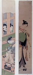 Kurtisanen, von Suzuki Harunobu (1725-1770), Japan