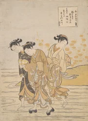 Juwelenfluss bei Ide Ide no Tamagawa, ca. 1768