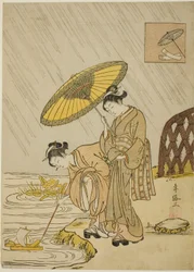 Ono no Komachi betet für Regen