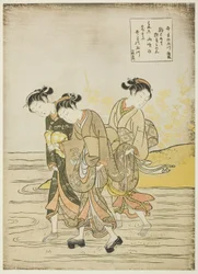 Der Juwelenfluss bei Ide (Ide no Tamagawa), aus einer unbetitelten Serie von sechs Juwelenflüssen