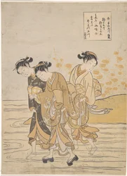 Die Tama-Fluss bei Ide, Provinz Yamashiro