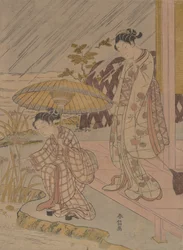 Betrachtung der Iris im Regen, 1764-70