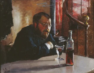 Porträt von Hans Jæger