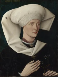 Porträt einer Frau der Familie Hofer, ca. 1470