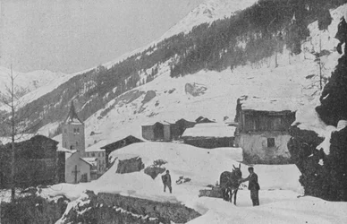 Bourg Saint-Pierre, Route du Saint-Bernard