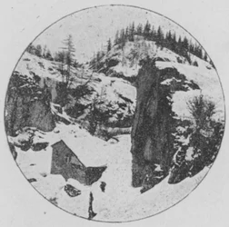 Route du Grand St-Bernard im Winter