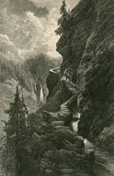 Szene im Rawilpass, bei Ayent