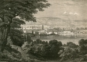 Zürich und der Zürichberg